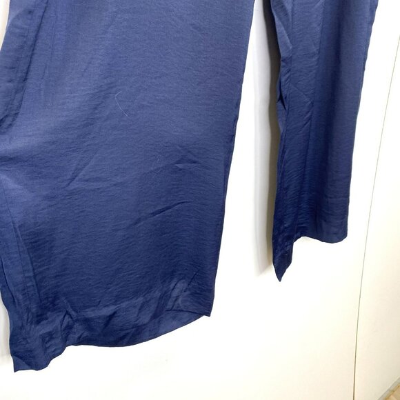 Chicos Pants Womens Size 3 US XL 16 Navy Blue Pull On Wide Leg Night Sky NWT - Picture 3 of 7